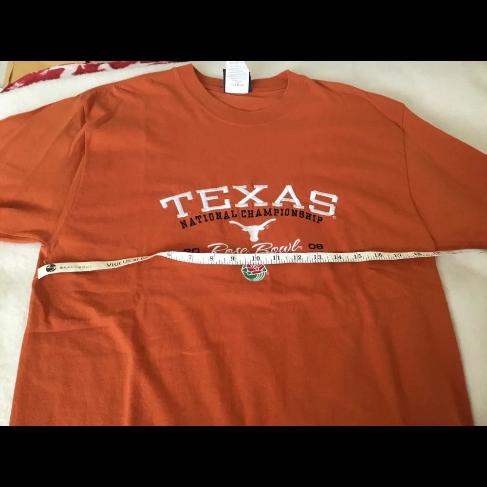 TEXAS Rose Bowl National Championship Tee OF 2008;SIZE Medium - Picture 4 of 6